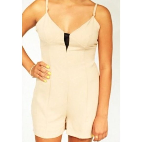 Nude Romper - Picture 1 of 2